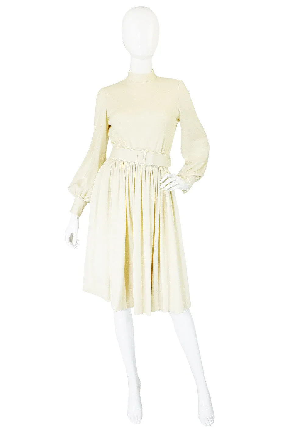 1960s Couture Norell Soft Knit Dress