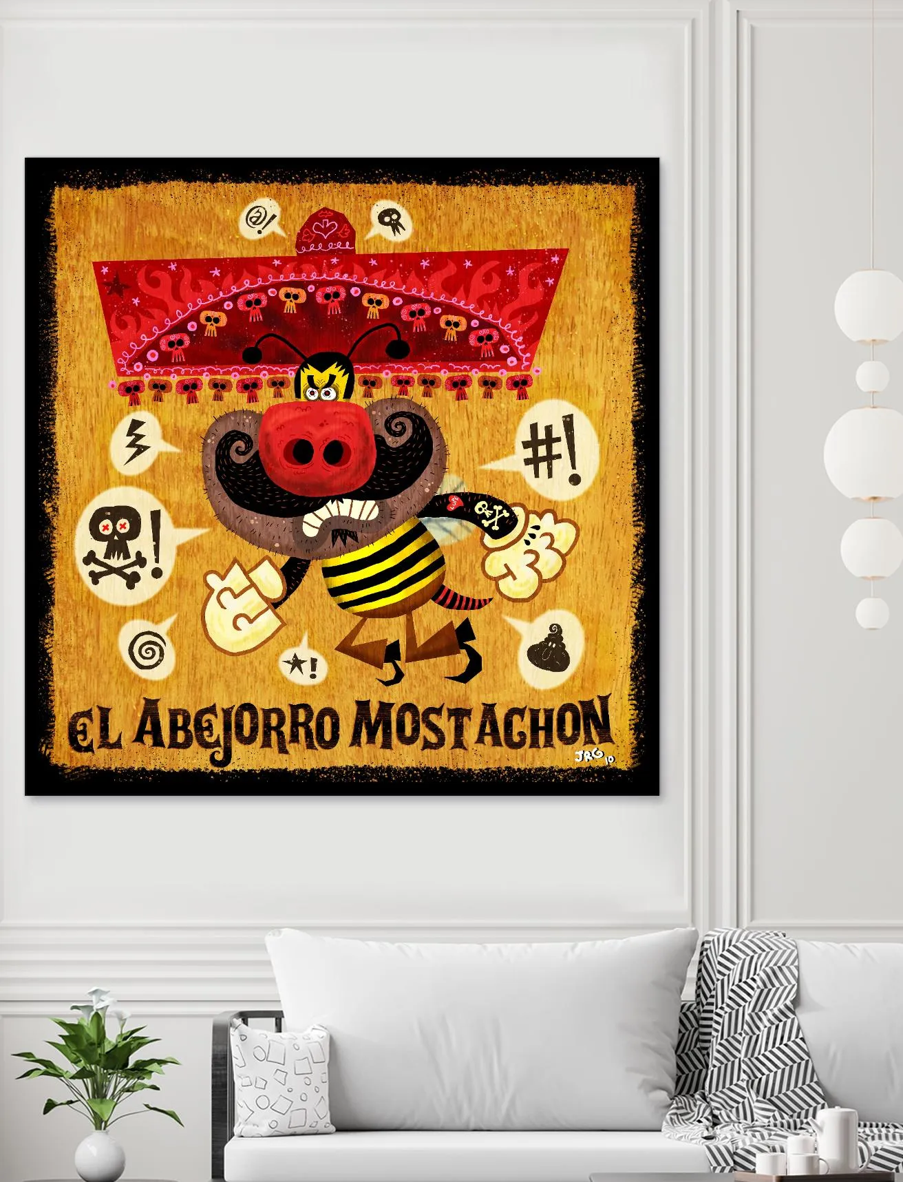 Abejorro Mostachon