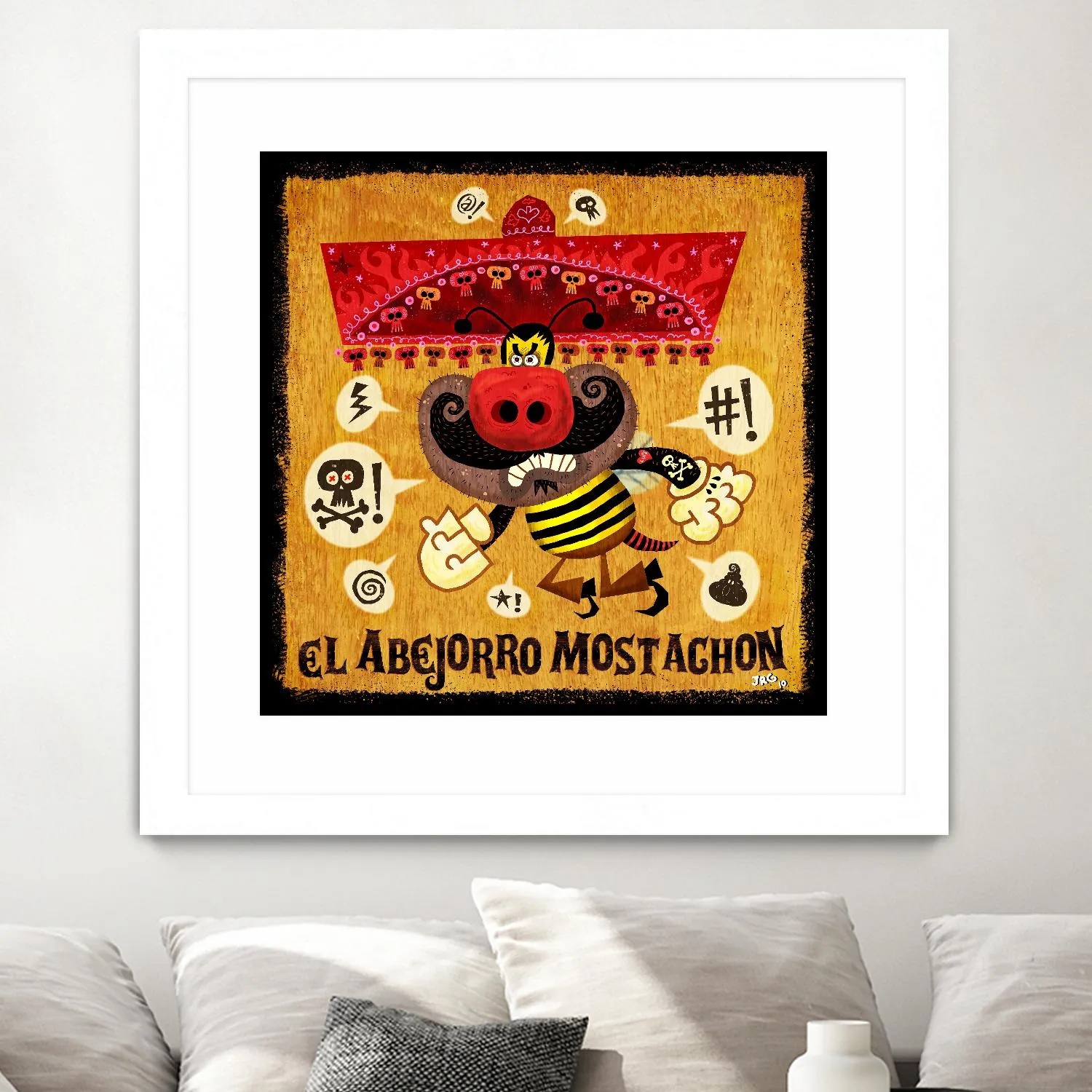 Abejorro Mostachon