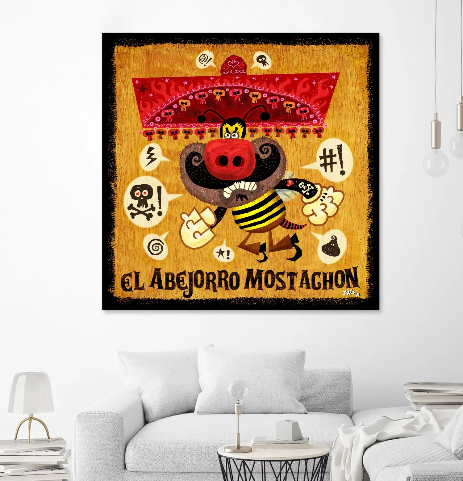 Abejorro Mostachon