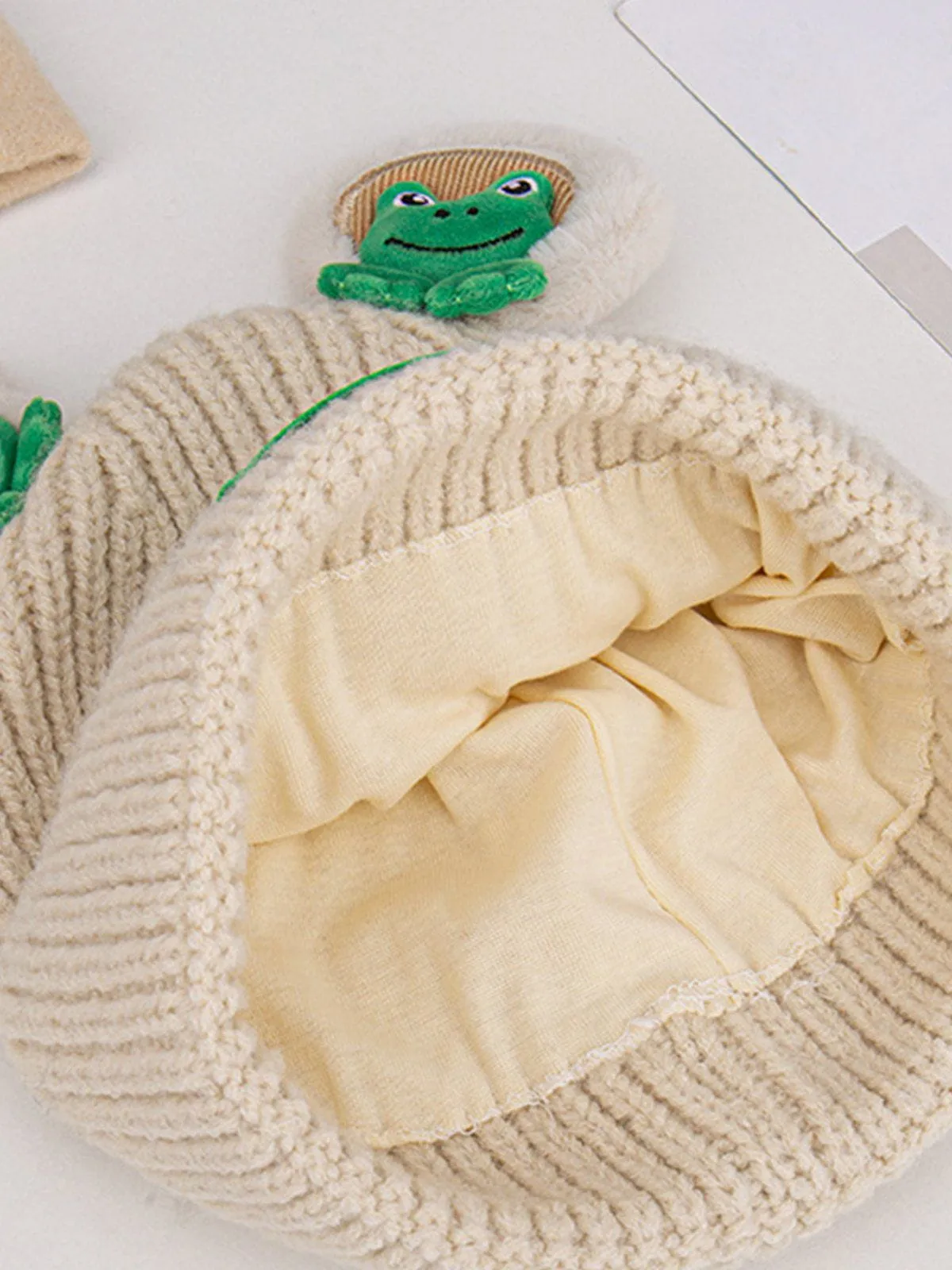 AlanBalen® - Cute Cartoon 3D Frog Knitting Hat