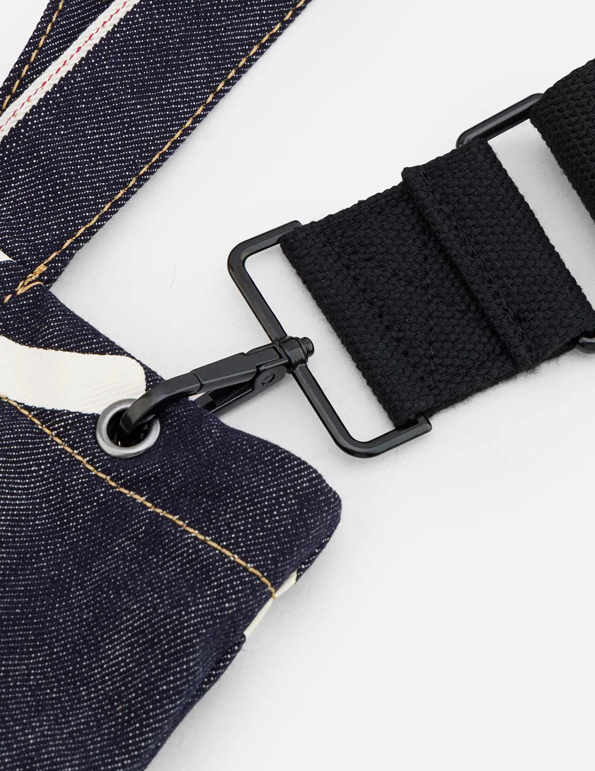 Allover Seagull Print Denim Bag