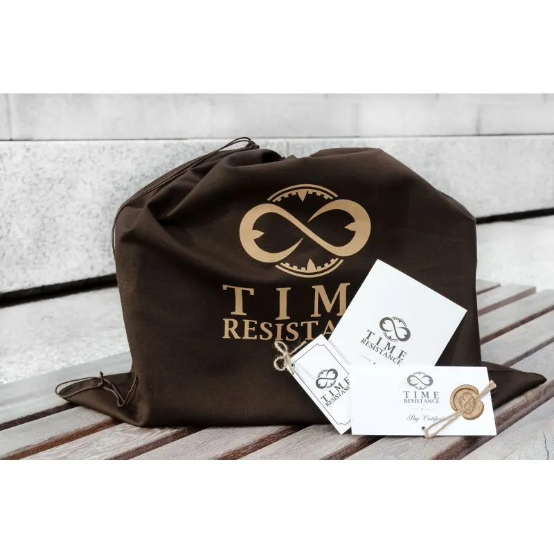 Cognac Brown Matte Full Grain Italian Leather Tote Bag - Light In August