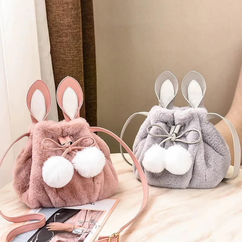 Cute Rabbit Plush Small Bag