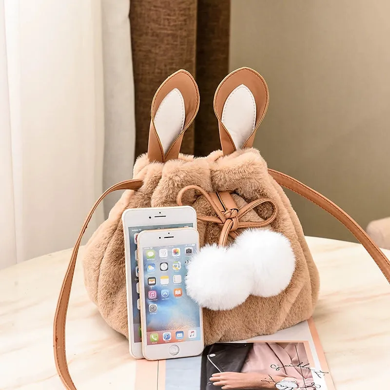 Cute Rabbit Plush Small Bag