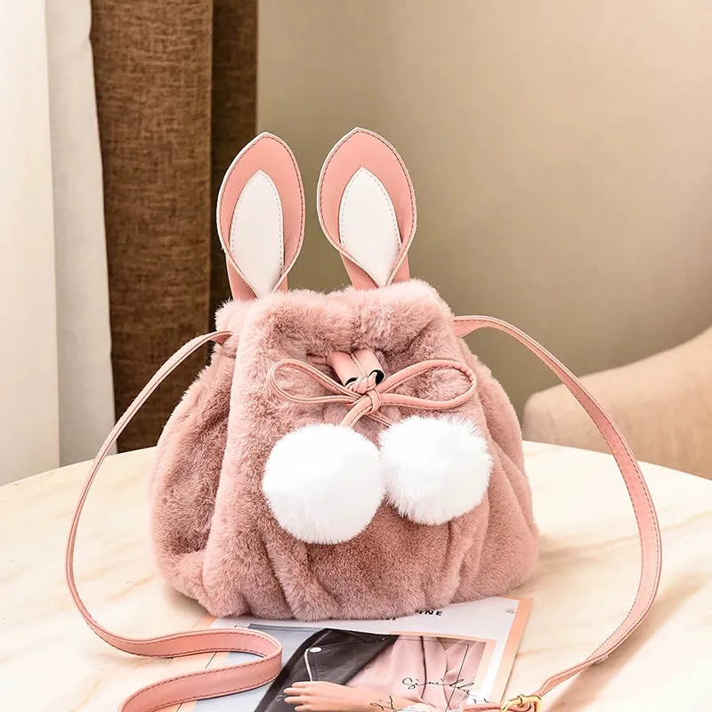 Cute Rabbit Plush Small Bag