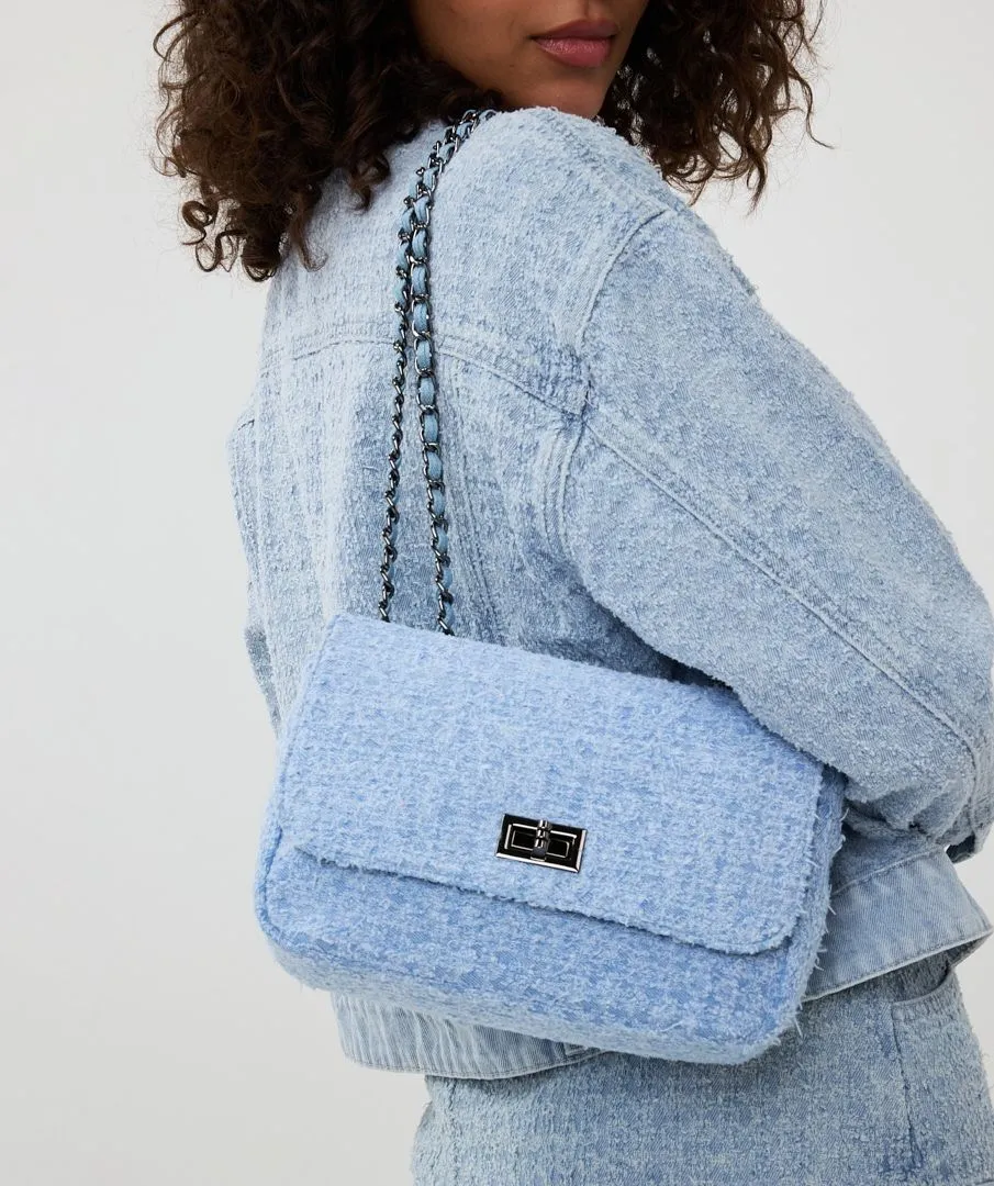 Esqualo Light Blue Denim Bag