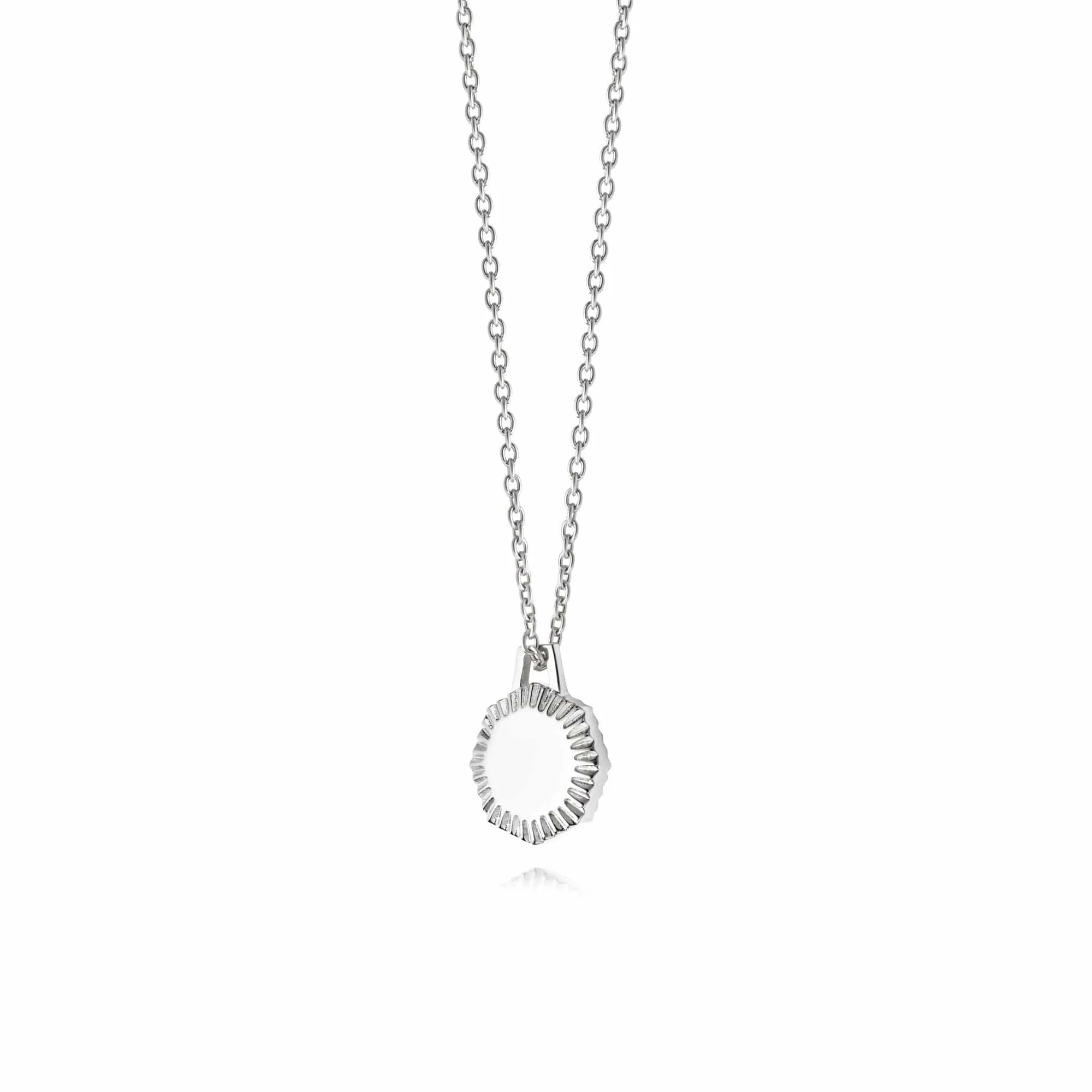 Estée Lalonde Mini Octagonal Necklace Sterling Silver