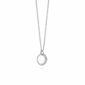 Estée Lalonde Mini Octagonal Necklace Sterling Silver