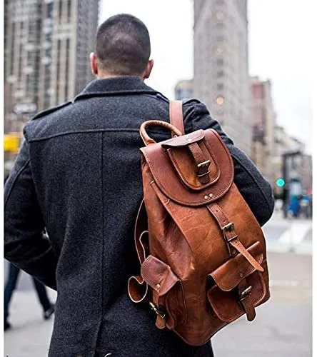 Genuin Leather Handmade Backpack