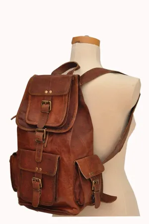 Genuin Leather Handmade Backpack