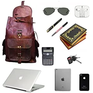 Genuin Leather Handmade Backpack
