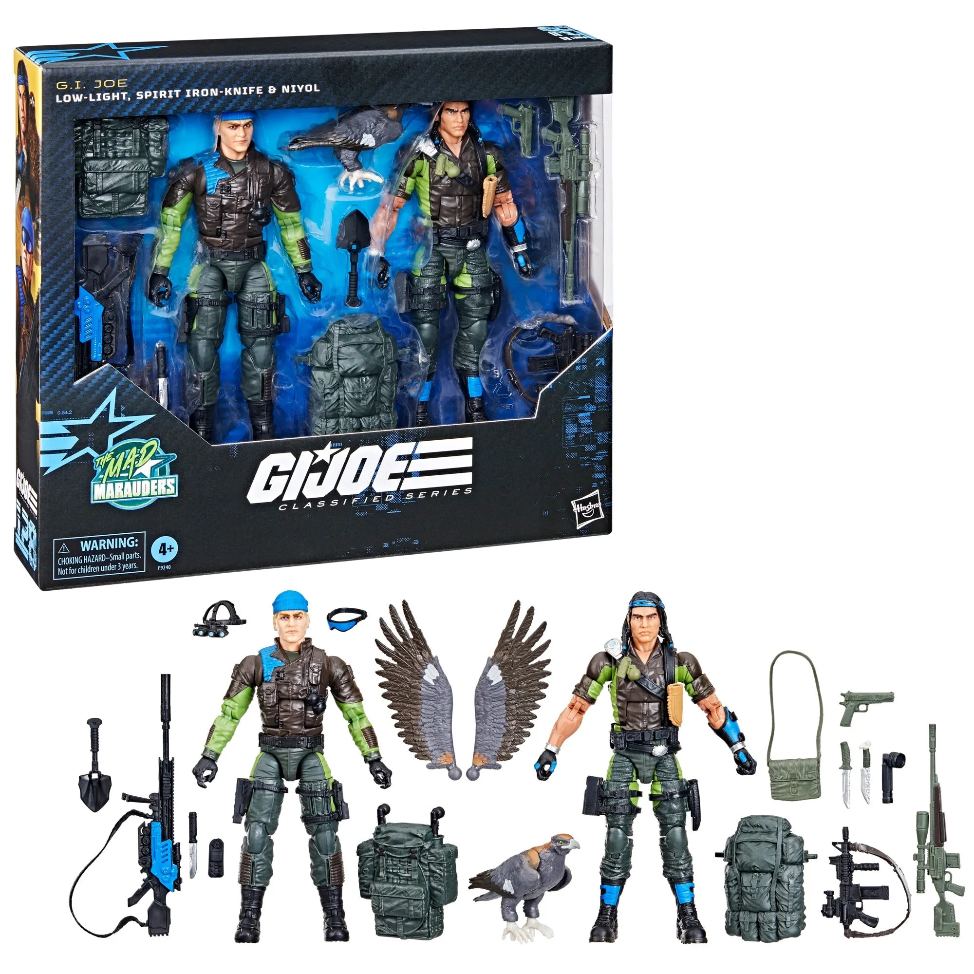 G.I. Joe Classified Series #128, Mad Marauders Low-Light, Spirit Iron-Knife & Niyol