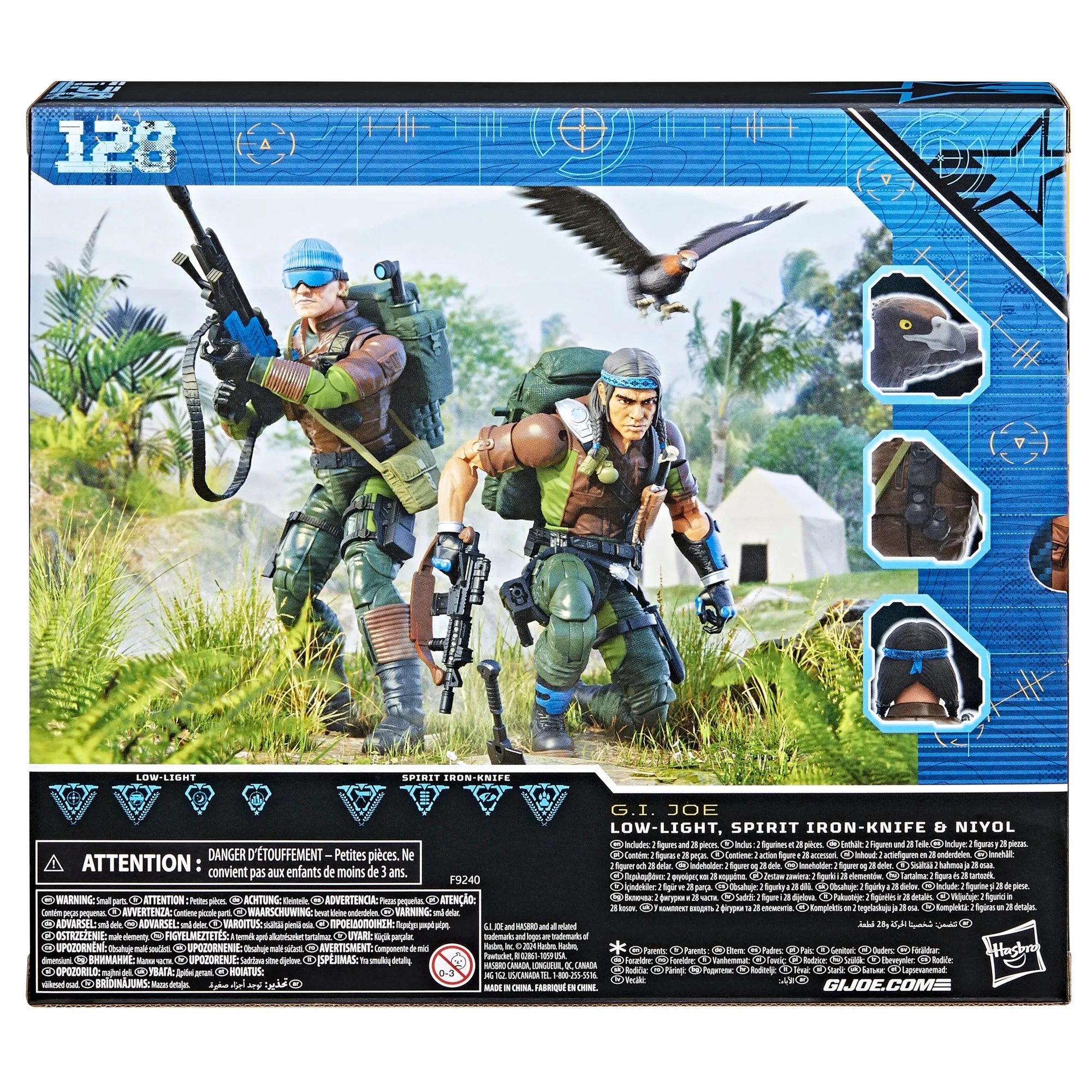 G.I. Joe Classified Series #128, Mad Marauders Low-Light, Spirit Iron-Knife & Niyol