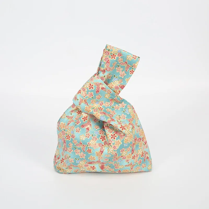 Gilding Broken Flowers Knot Bag