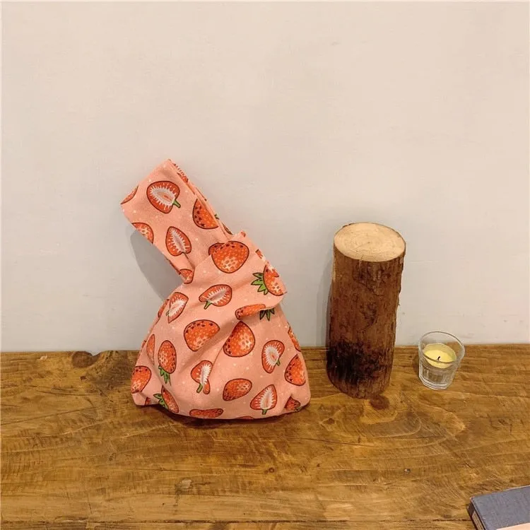 Gilding Broken Flowers Knot Bag