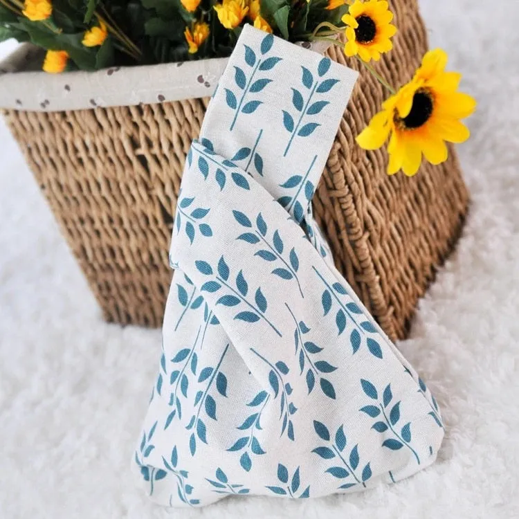 Gilding Broken Flowers Knot Bag
