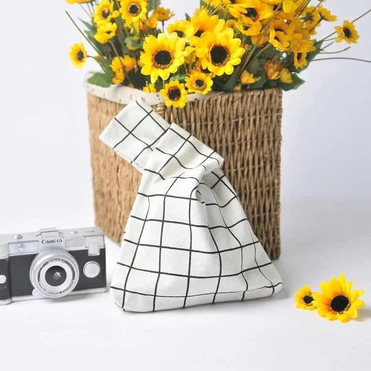 Gilding Broken Flowers Knot Bag