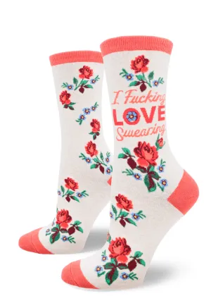 I Love Swearing Women's Socks