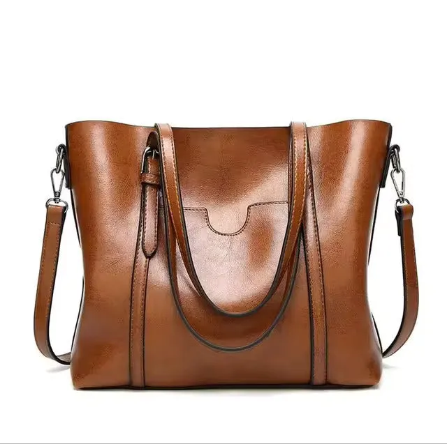 LOUISA - LEATHER TOTE BAG