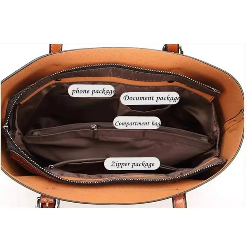 LOUISA - LEATHER TOTE BAG