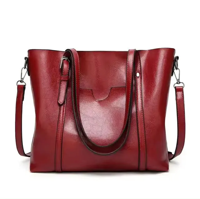 LOUISA - LEATHER TOTE BAG