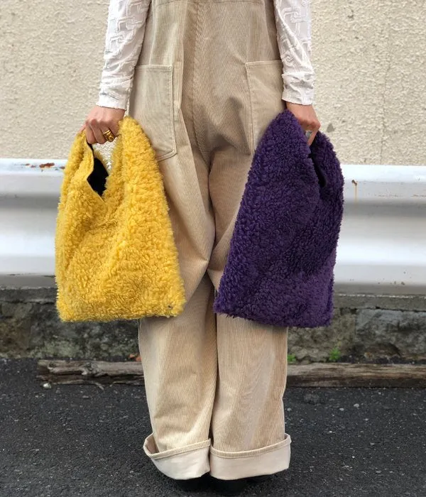 MM6 MAISON MARGIELA/TEDDY JAPANESE TOTE BAG MINI(YELLOW)