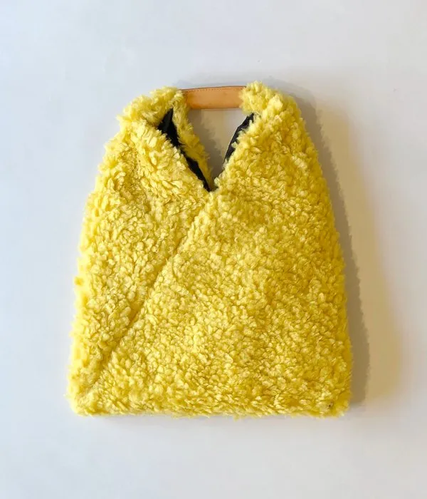 MM6 MAISON MARGIELA/TEDDY JAPANESE TOTE BAG MINI(YELLOW)