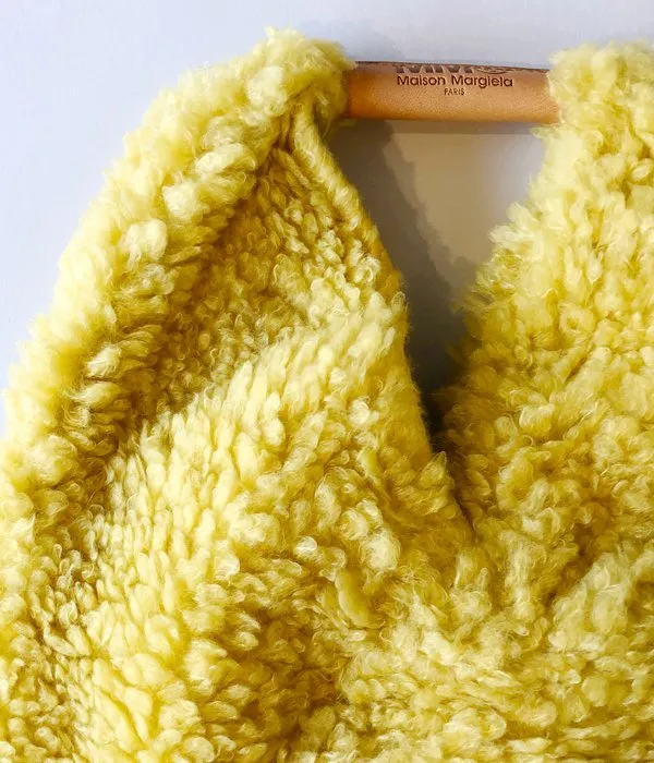 MM6 MAISON MARGIELA/TEDDY JAPANESE TOTE BAG MINI(YELLOW)