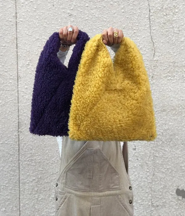 MM6 MAISON MARGIELA/TEDDY JAPANESE TOTE BAG MINI(YELLOW)