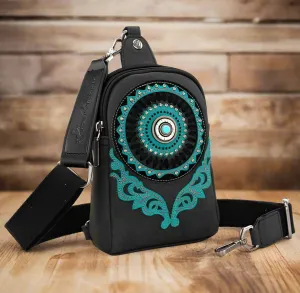 Montana West Concho Cut-Out Sling Bag