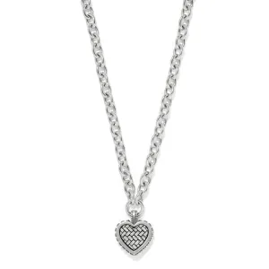 Pretty Tough Weave Heart Necklace