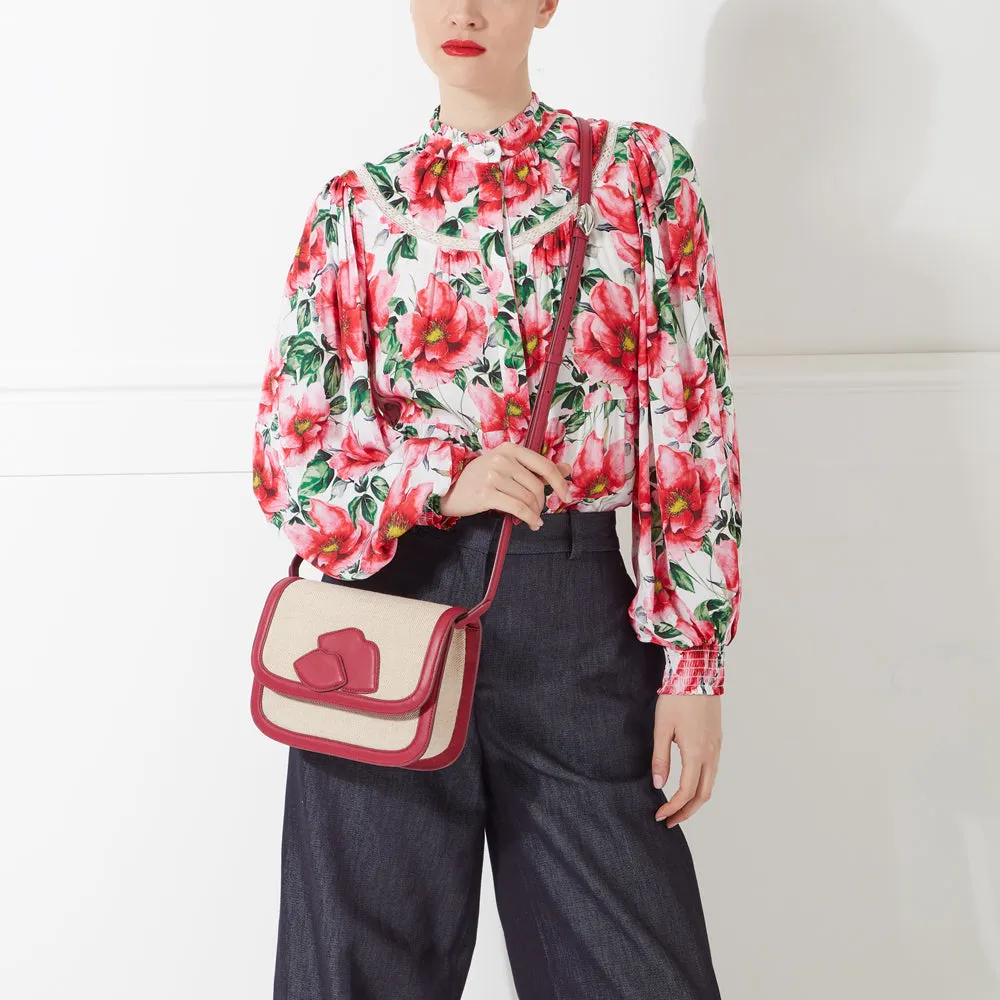 RASPBERRY PALOMA CROSSBODY BAG