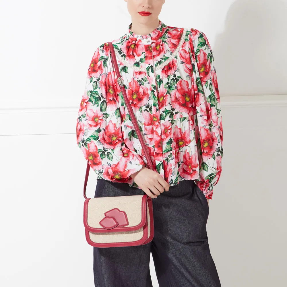 RASPBERRY PALOMA CROSSBODY BAG
