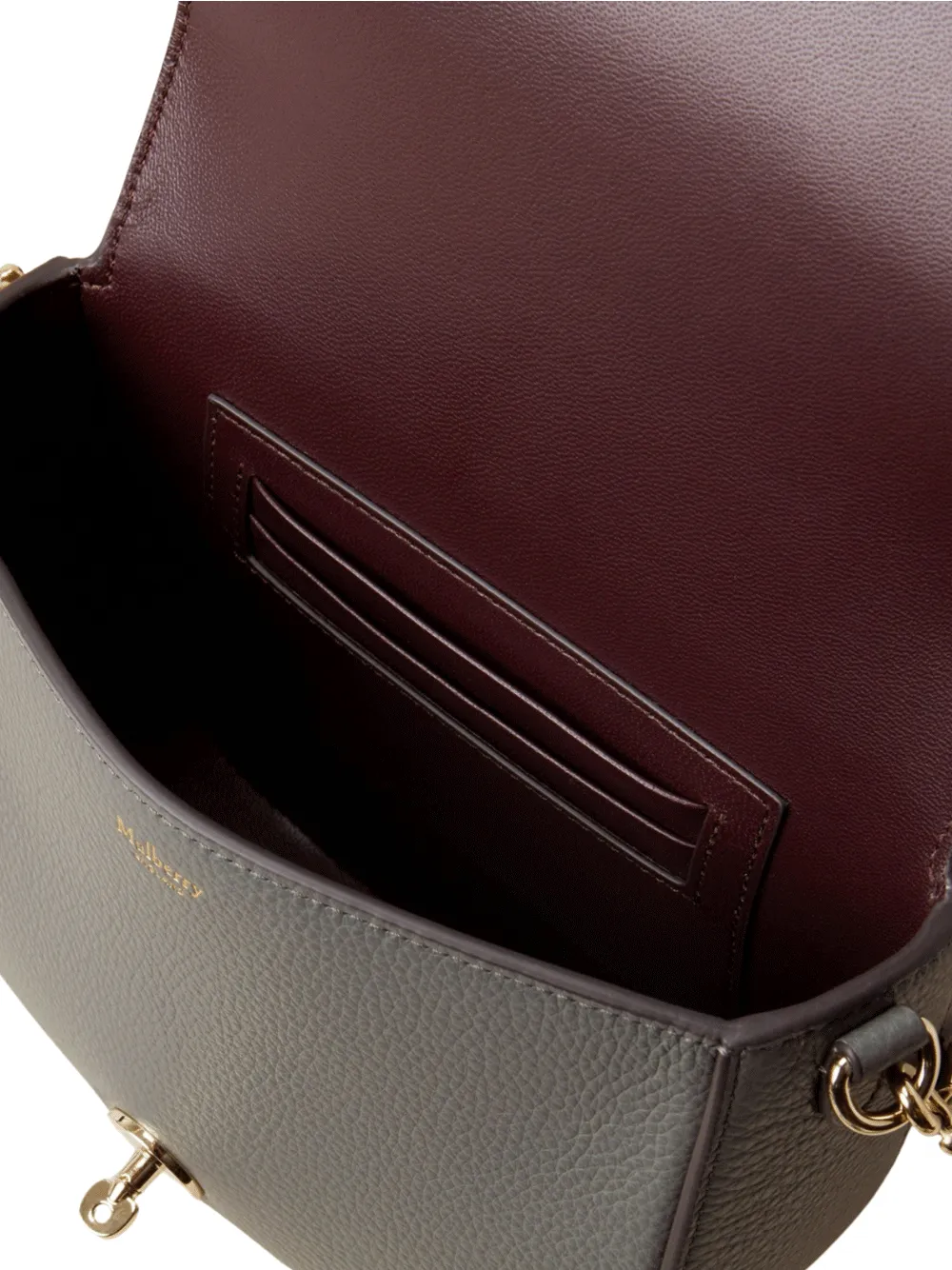 Small Darley Satchel Small Classic Grain (Charcoal)