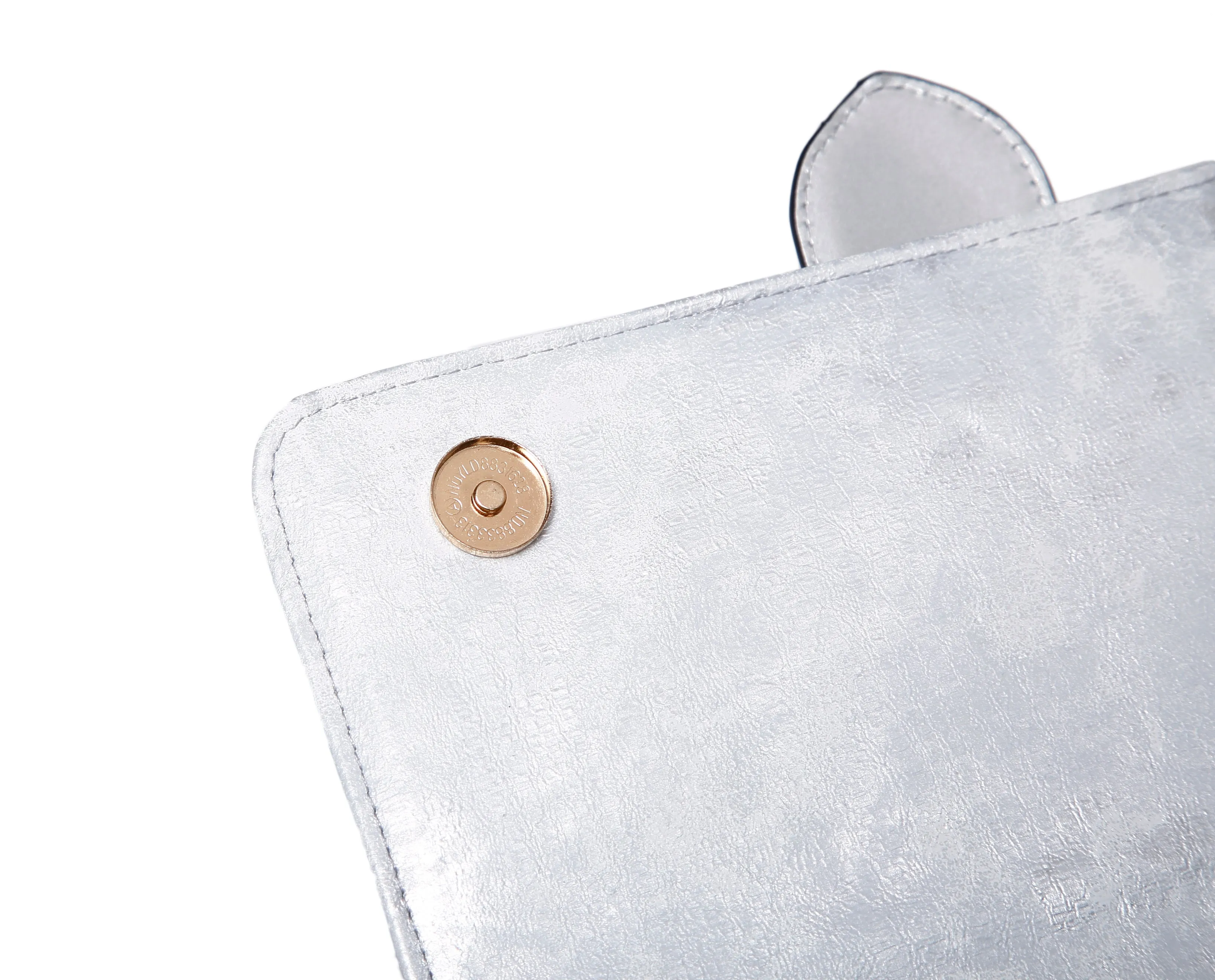 Sparkle of Hearts Crossbody Bag With Sparkling Crystal Strap