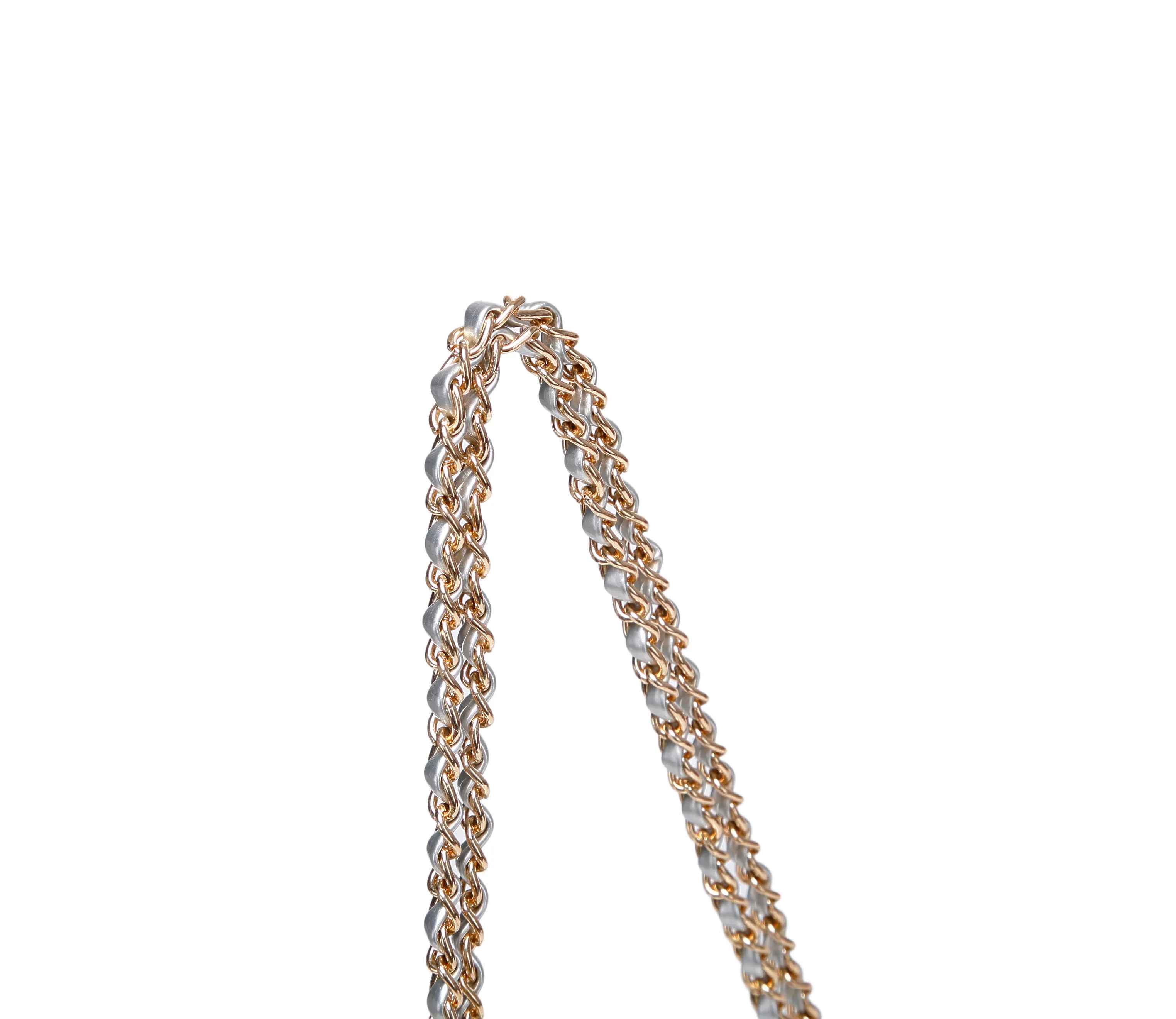 Sparkle of Hearts Crossbody Bag With Sparkling Crystal Strap