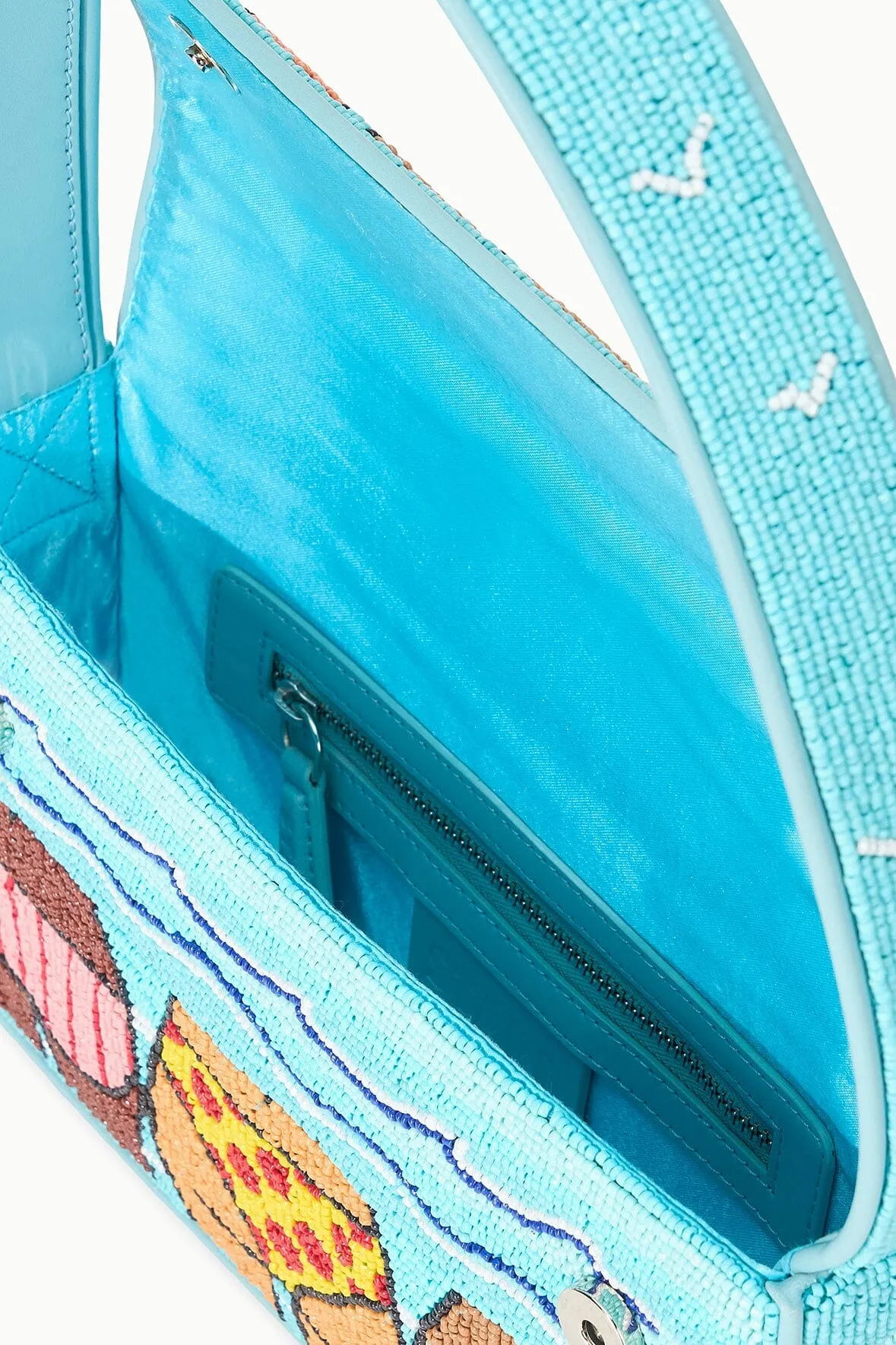 Staud Tommy Beaded Bag  - Beach Bum