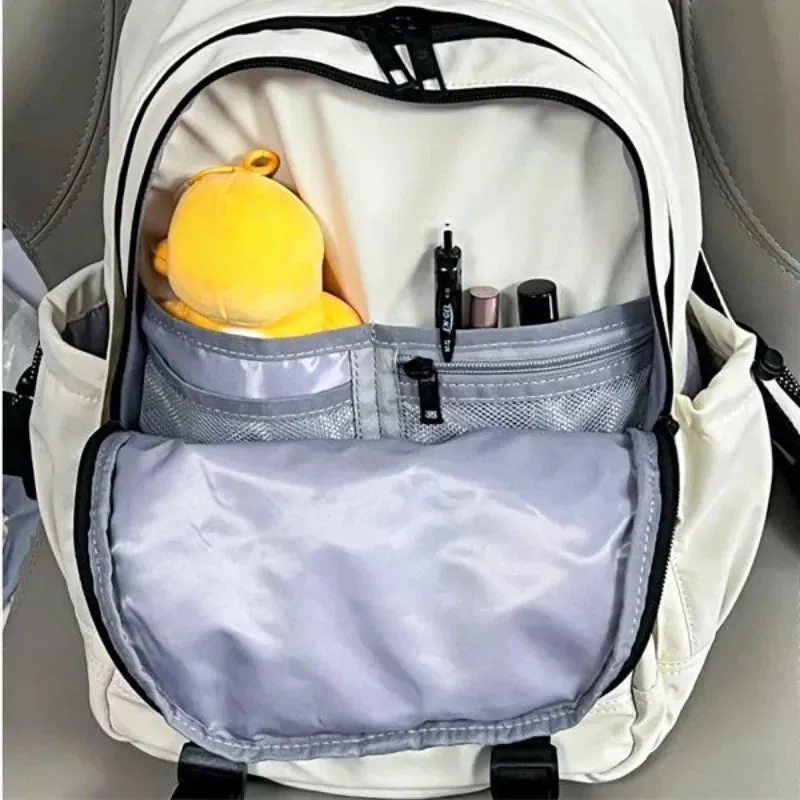 TAVIMART  -  Sweet Girls Japanese Ins Casual Trendy Backpacks Korean Chic Women Streetwear Students Rucksacks Preppy High-capacity Schoolbags