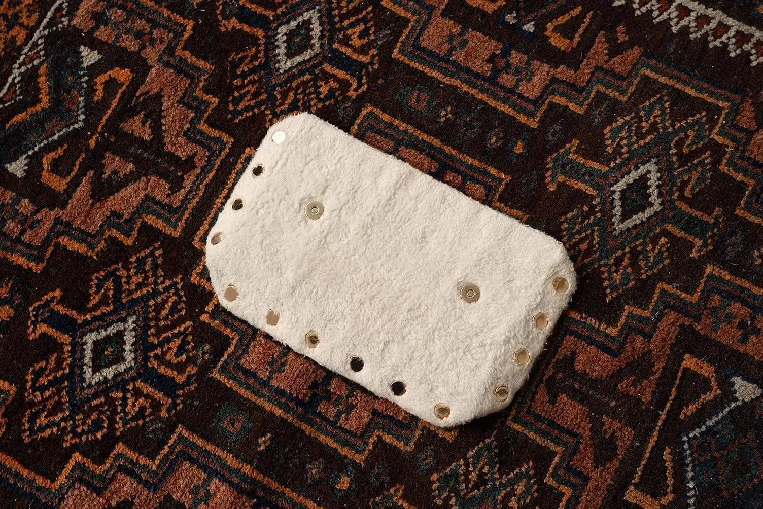 The WEEK/END Crossbody Add-On | Vegan Shearling Panel