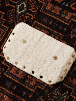 The WEEK/END Crossbody Add-On | Vegan Shearling Panel