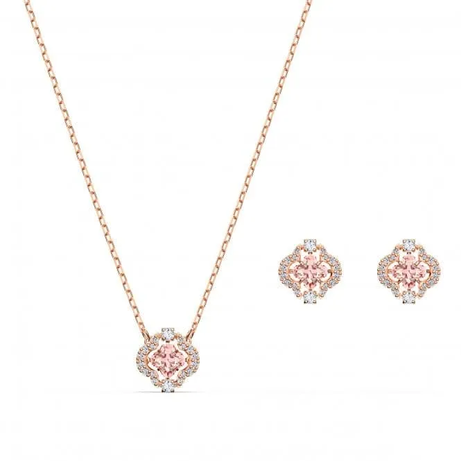 Timeless Cubic Zirconia Fancy Morganite Sparkling Set 5516488
