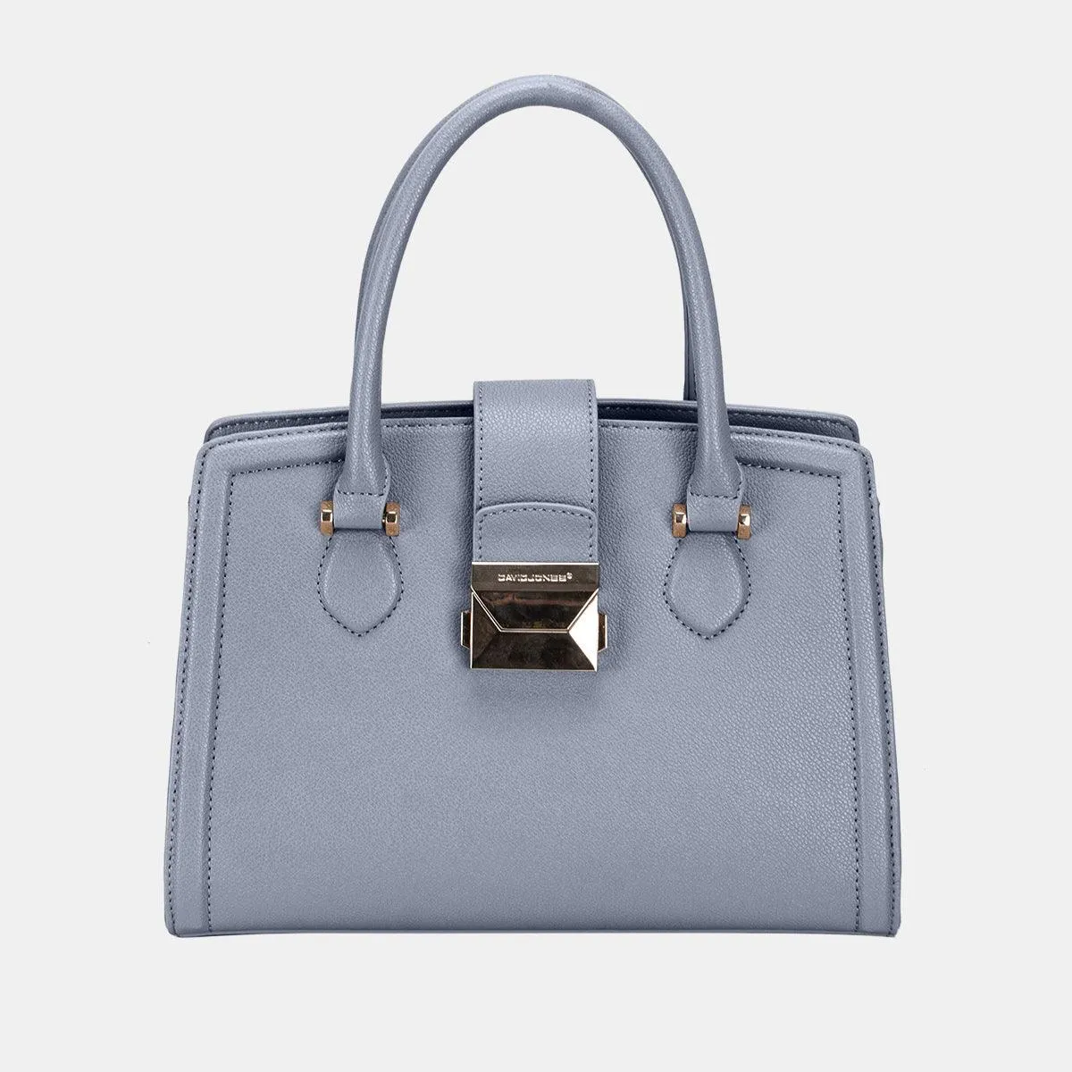 Tote Bag David Jones PU Leather Handbag Medium Zipper Bags