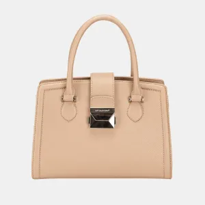 Tote Bag David Jones PU Leather Handbag Medium Zipper Bags