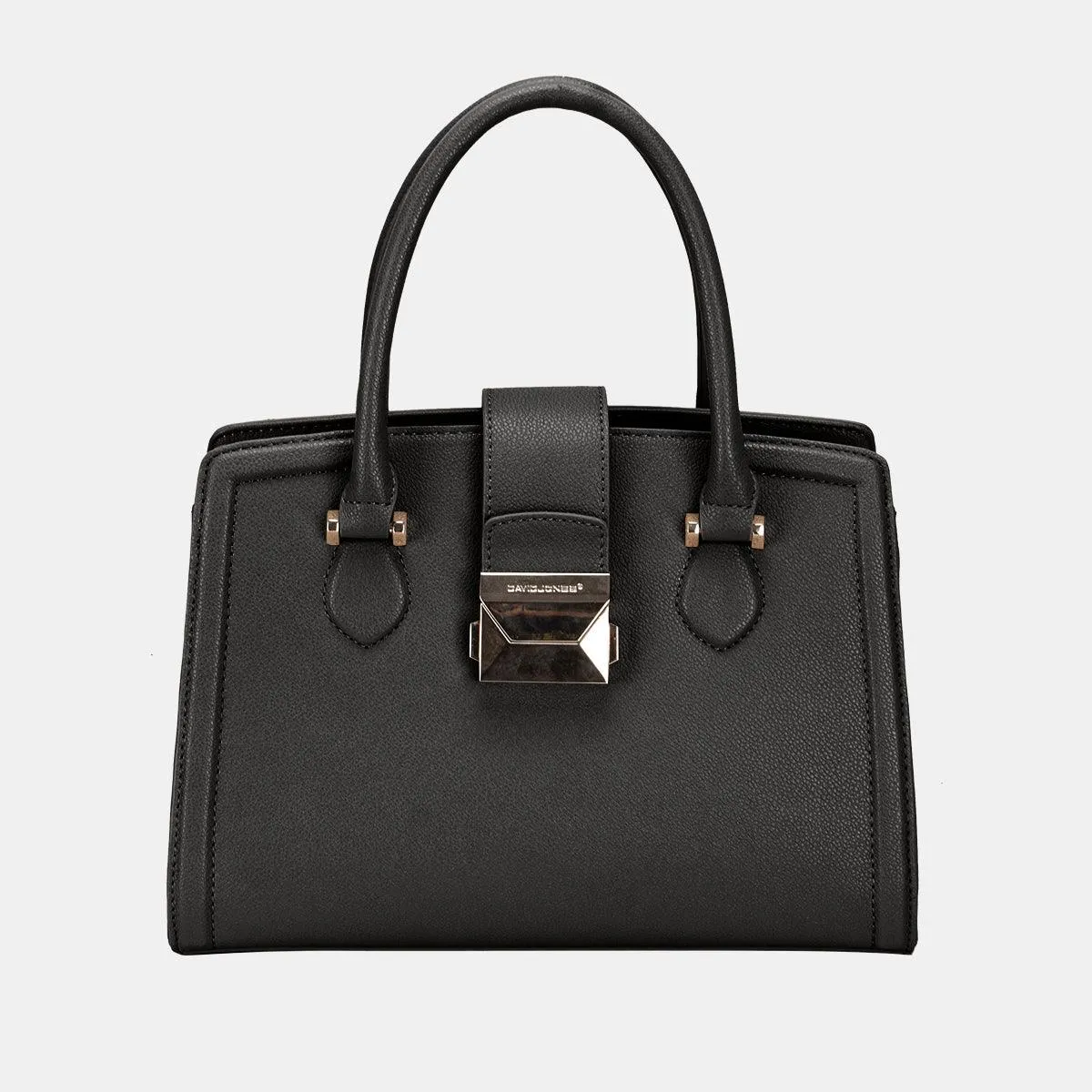 Tote Bag David Jones PU Leather Handbag Medium Zipper Bags