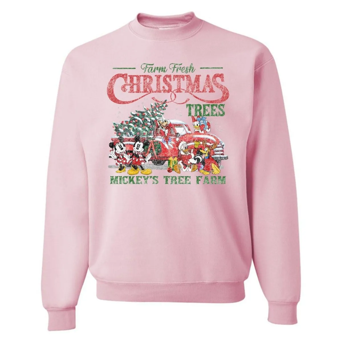 'Vintage Mickey's Tree Farm' Crewneck Sweatshirt