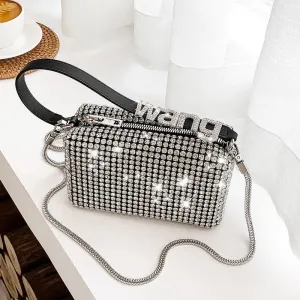 Wang Rhinestone Shoulder Bag