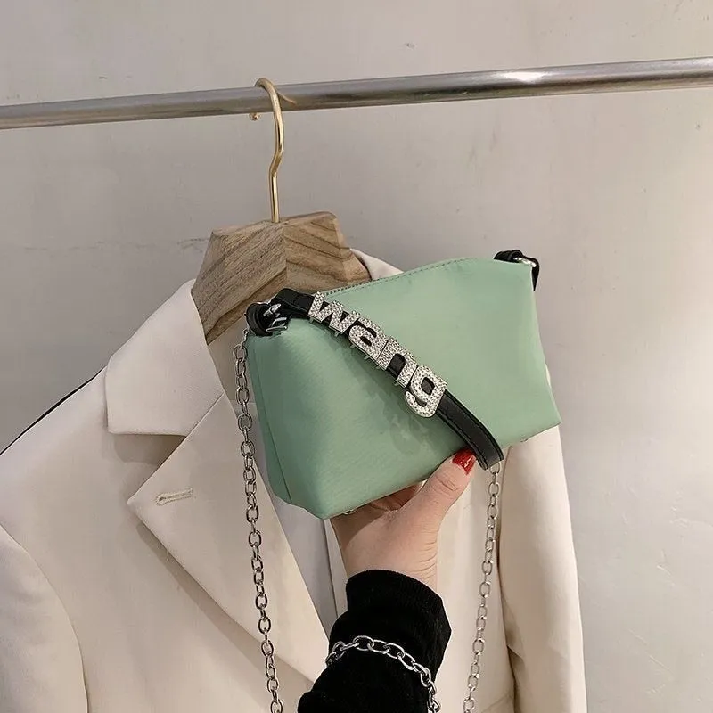 Wang Rhinestone Shoulder Bag