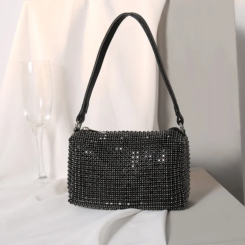 Wang Rhinestone Shoulder Bag