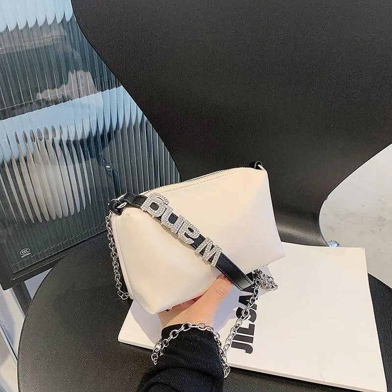 Wang Rhinestone Shoulder Bag